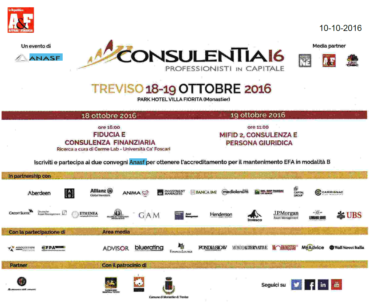 ConsulenTia16 Treviso è su Affari&Finanza