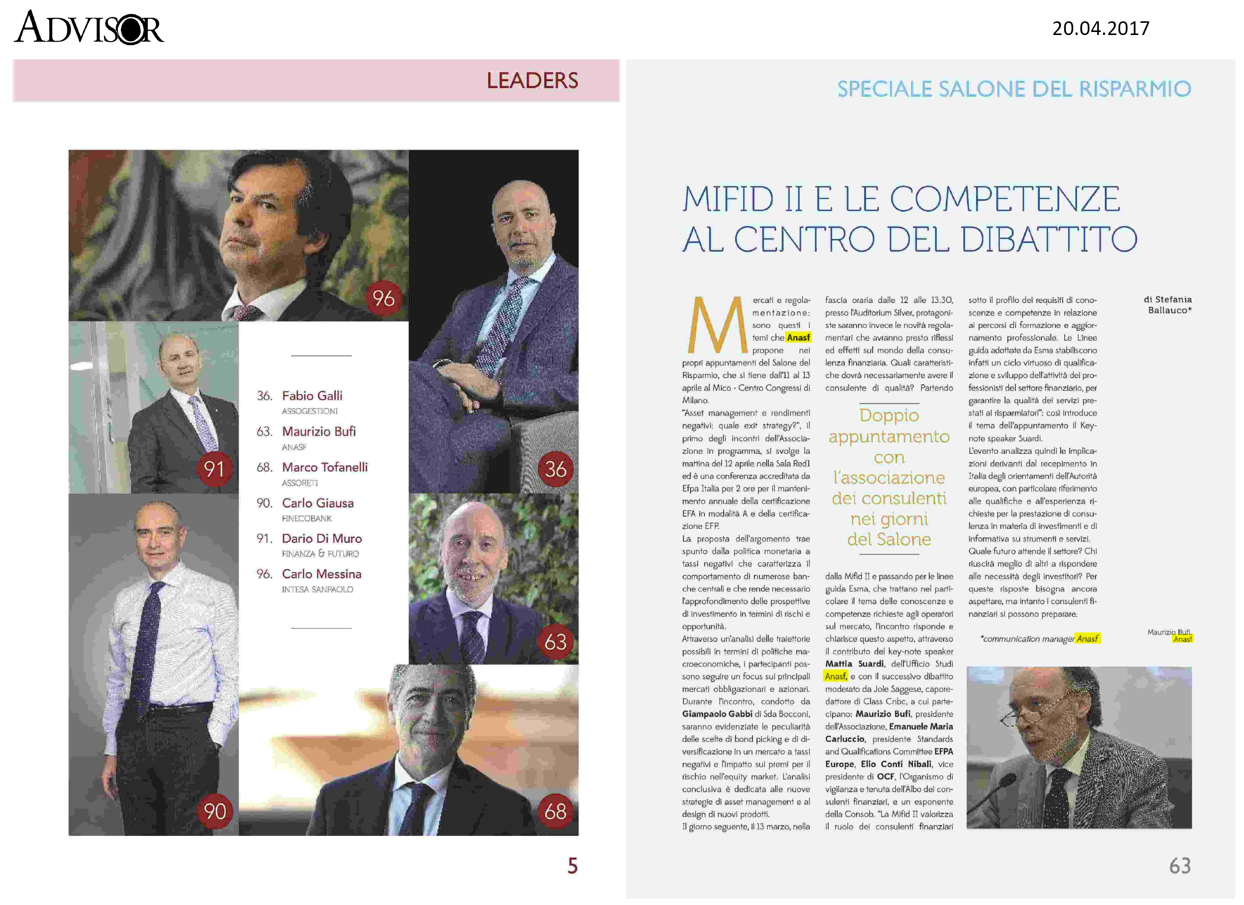 MiFID II e le competenze al centro del dibattito