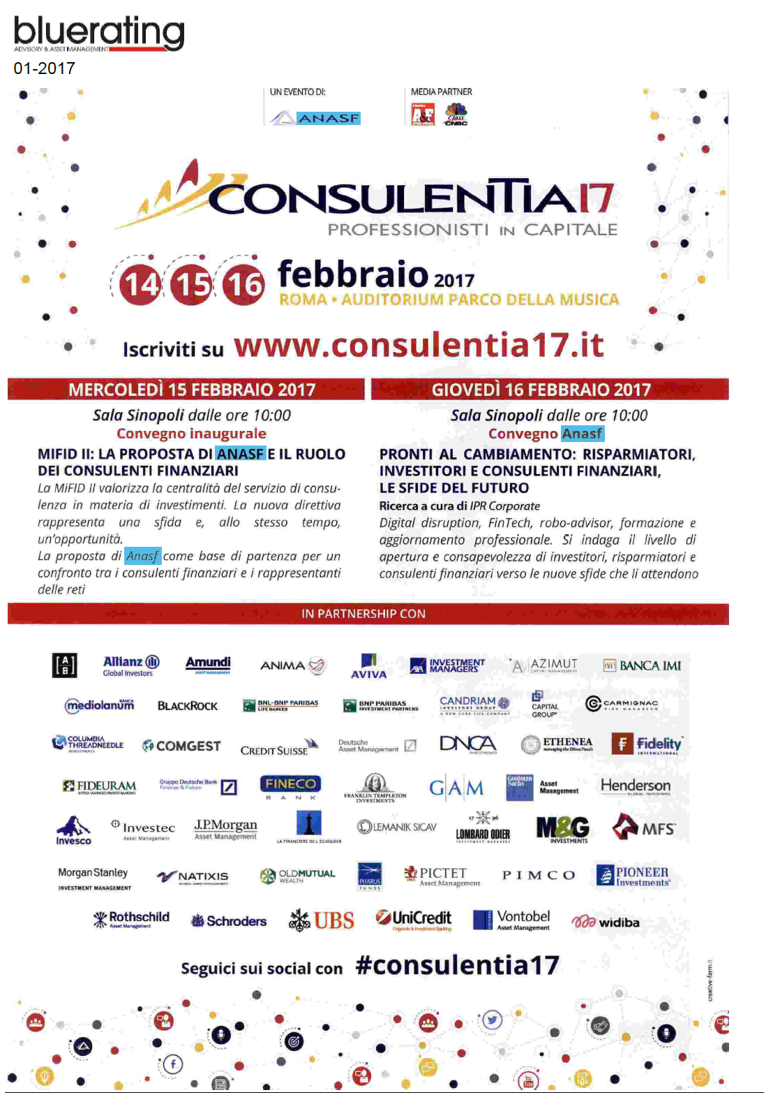La pubblicità di #consulentia17 è su Bluerating