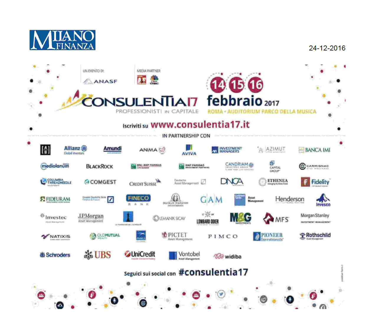 #consulentia17 è su Milano Finanza