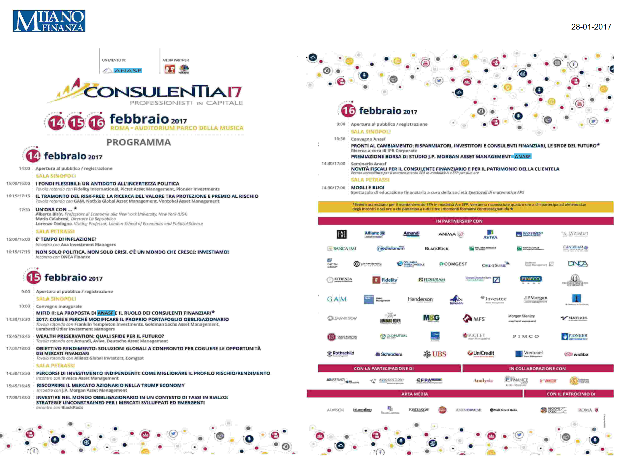 Focus Consulentia17 su Milano Finanza